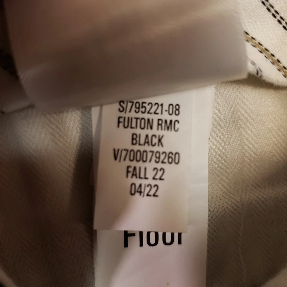Banana Republic Fulton Skinny Fit Pants Mens 28x30 Black Chino Stretch Business